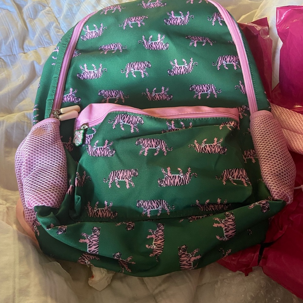 Backpack Green and Pink kids Backpack or adults